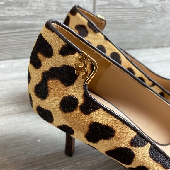 New Tory Burch Leopard Print Heels - Picture 7 of 12